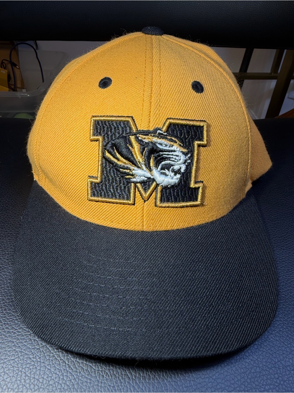 Zephyr The Z Hat Yellow Missouri Tigers NCAA Football Adjustable Men's Cap
